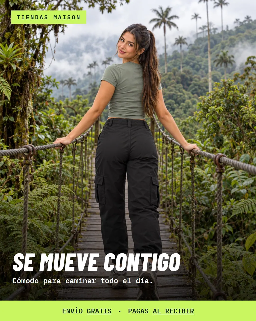 Se mueve contigo: cómodo para caminar todo el día.