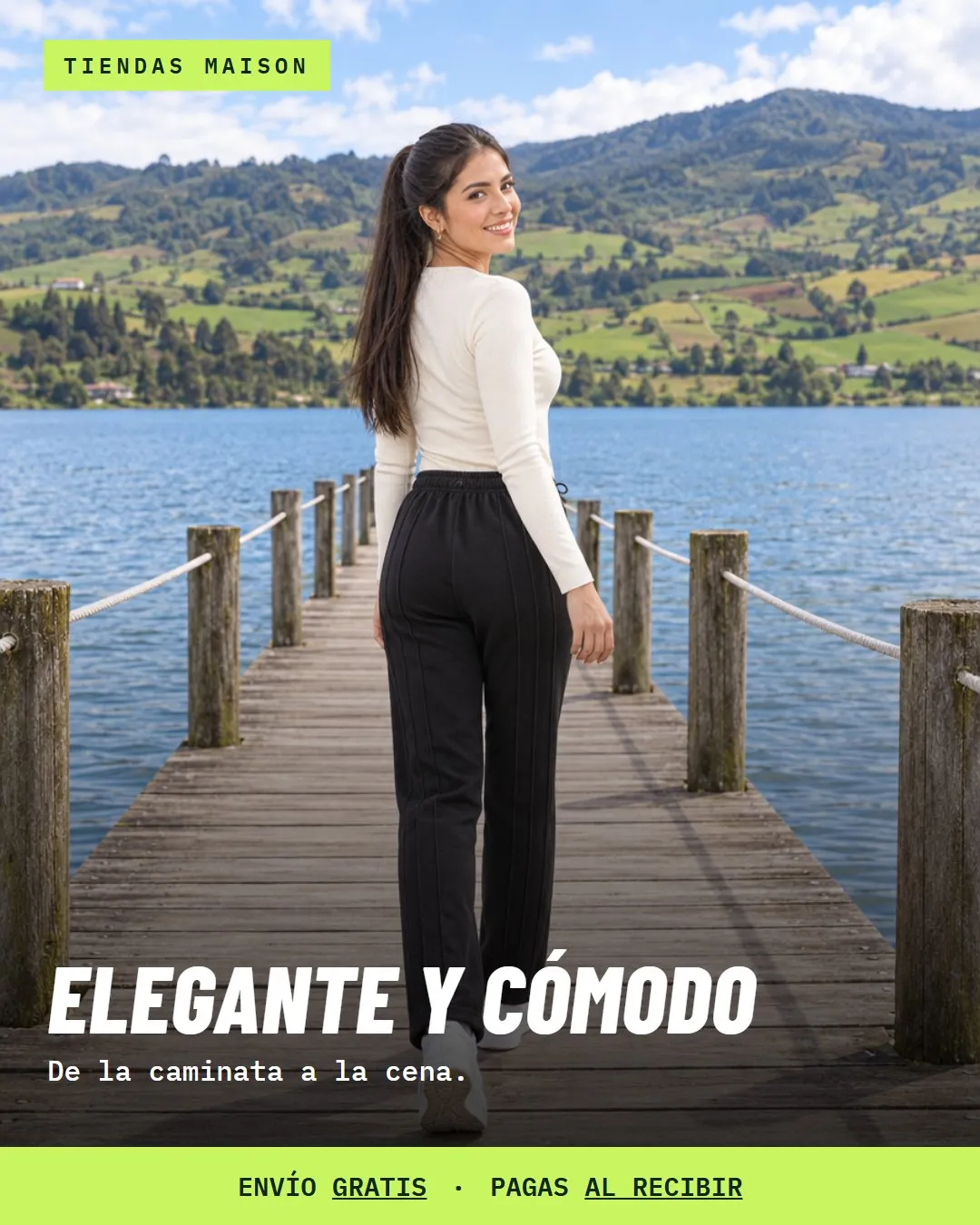 Elegante y cómodo: de la caminata a la cena.